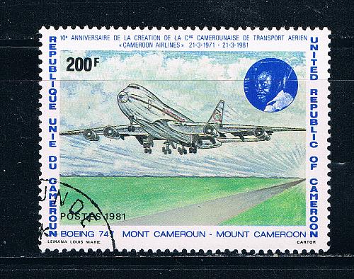 Cameroun 687 Used Boeing 747 1981 CV 1.10 (C0202)+