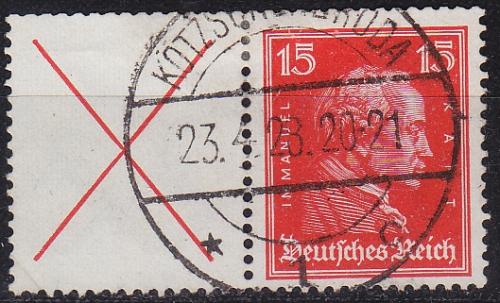 GERMANY REICH [Zdr] W023 ( O/used ) [01]