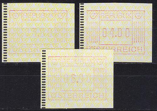 &Ouml;STERREICH AUSTRIA [ATM] MiNr 1 ex ( **/mnh ) [01]