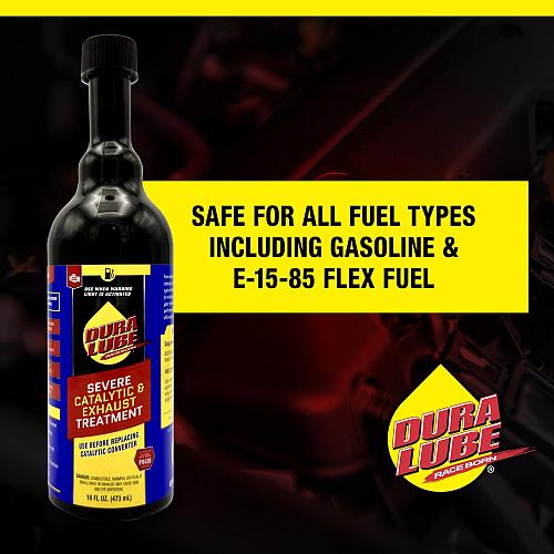 Dura Lube Severe Catalytic and Exhaust Treatment Cleaner Fuel Additive 16 fl....