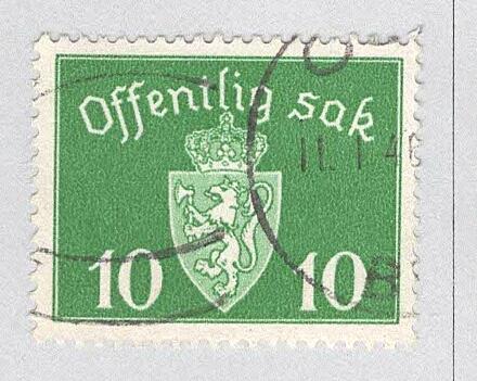 Norway O35 Coat of Arms Used (BP93414)