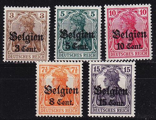 GERMANY REICH Besetzung [Belgien] MiNr 0010 ex ( **/mnh ) [02]