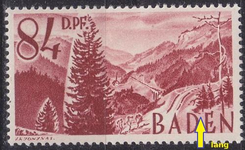 GERMANY Alliiert Franz. Zone [Baden] MiNr 0026 y II ( */mh )