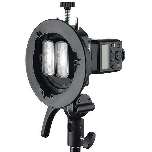 Godox S2 Speedlite Bracket for Godox AD200Pro AD200 AD400Pro for V1 Round Hea...