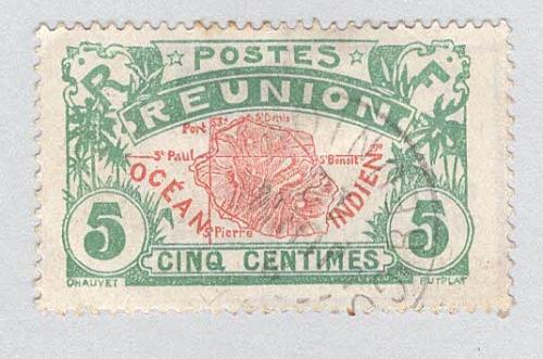 Reunion 63 Map of Reunion Used 1 (BP96011)