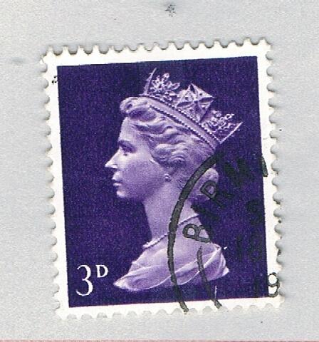 Great Britain Used QEII purple 3d (BP72419)