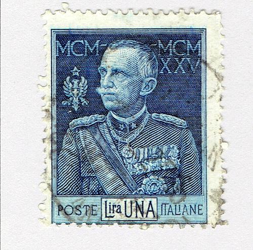Italy 176 King Victor Emmanuel III 1925 Used (BP92206)