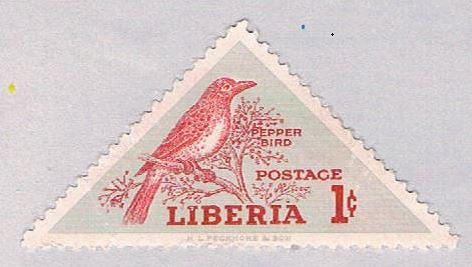 Liberia 341 MLH Bird Pepperbill 1953 CV 1.00 (BP47216)