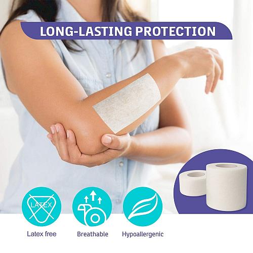 Conkote Soft Paper Surgical Tape 1" x 10 Yards Gentle Adhesion and Hypoallerg...