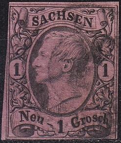 GERMANY Sachsen [1855] MiNr 0009 ( O/used ) [04]