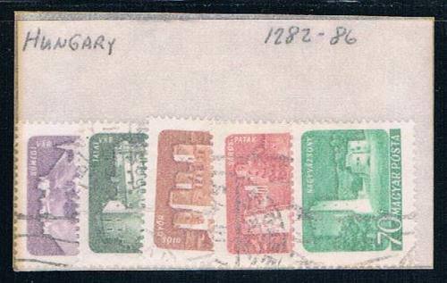 Hungary 1282-86 Used set Buildings CV 1.25 1960 (H0075)