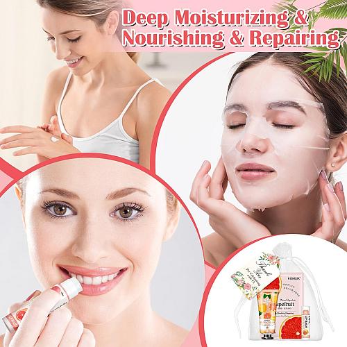 KONEUK 30 Pack Bulk Facial Mask Bulk Hand Cream and Bulk Lip Balm Sets Easter...