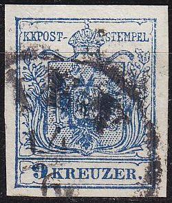 &Ouml;STERREICH AUSTRIA [1850] MiNr 0005 Y b III ( O/used ) [03]