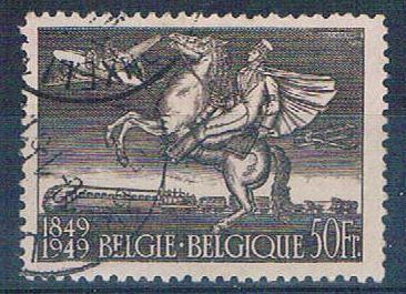 Belgium C12 Used Evolution of Postal Transportation CV 20.00 (B0270)