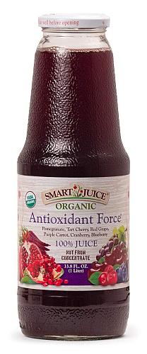 Smart Juice Antioxidant Force Organic Juice - 33.8 fl oz 1L - Case of 6