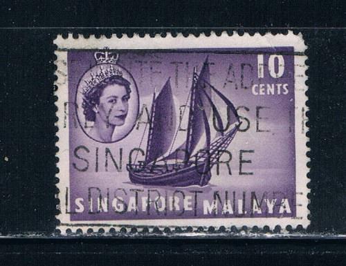 Singapore 34 Used Timber tongKong (S0231)