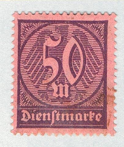 Germany O20 Unused Numeral 50 2 1922 (G0614)+