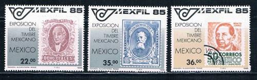 Mexico Unused set 1382-1384 Mexfil Stamps (ML0190)+