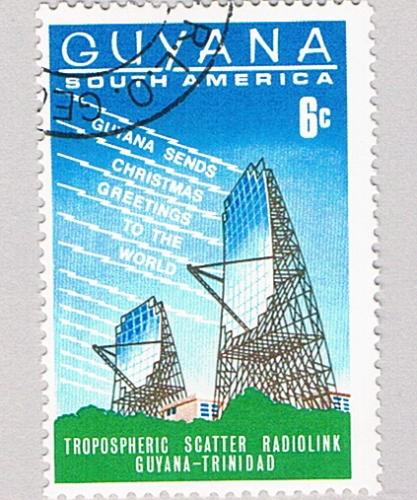 Guyana 64 Used Dish Aerials Broadcasting Greetings 1968 (BP78816)