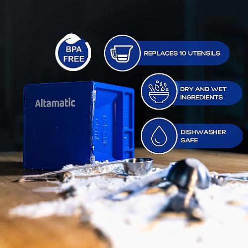 Altamatic All-in-One Measuring Cube | Replaces 10 Cups and Spoons | Organizes...