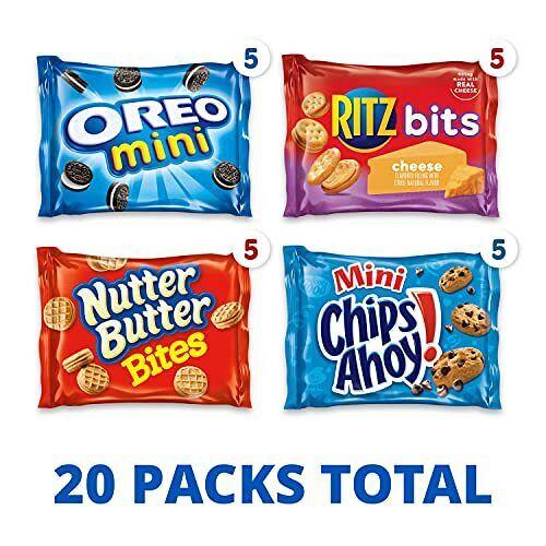 Nabisco Classic Mix Variety Pack OREO Mini CHIPS AHOY Mini Nutter Butter Bite...