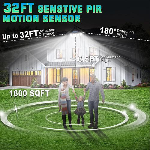 MDCMDCM Solar Lights Outdoor Waterproof Motion Sensor - 416 LEDs 3000 Lumens ...