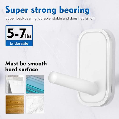 INNÔPLUS 12 Pieces Adhesive Storage Hooks Heavy Duty Waterproof Rust Resistan...
