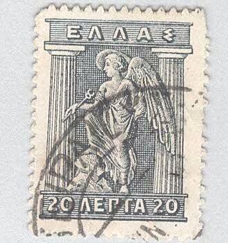 Greece 203 Iris Holding Caduceus Used 1 (BP94804)