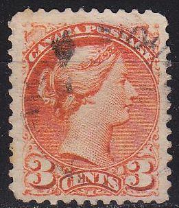 KANADA CANADA [1870] MiNr 0028 cA ( O/used ) [02]