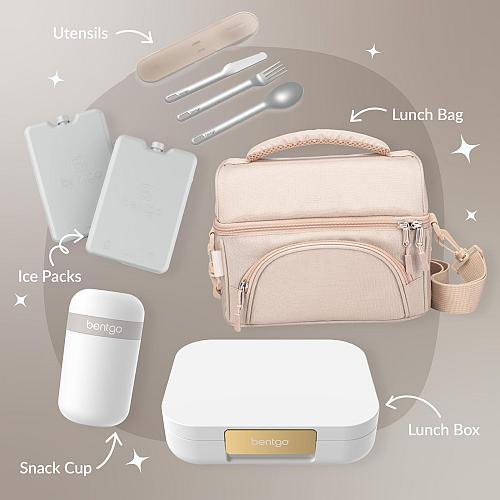 Bentgo Modern - Leak-Resistant Bento Lunch Box For Adults Teens & Larger Appe...