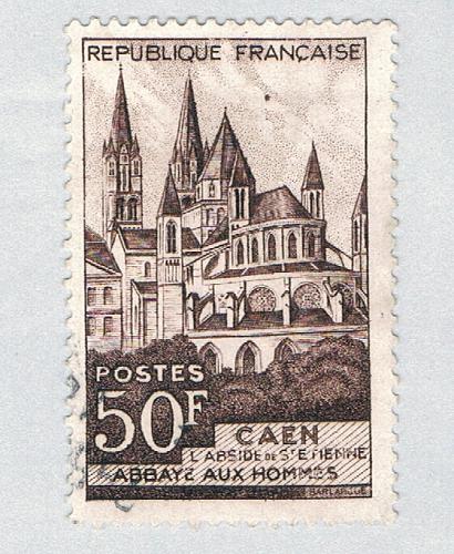 France 674 Used Abbey Caen 1951 (BP69107)