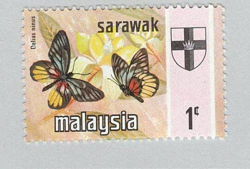 Malaysia Sarawak 235 Butterfly MNH 2 (BP96126)