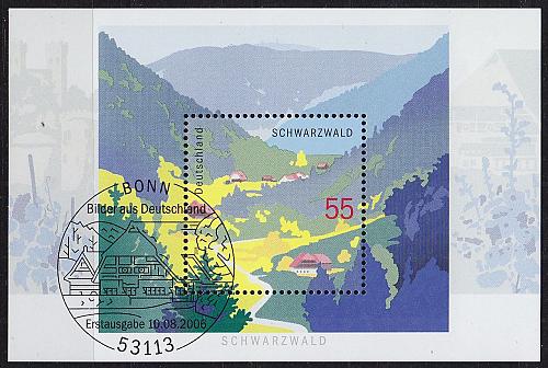 GERMANY BUND [2006] MiNr 2554 Block 68 ( Sonder-O/used ) Landschaft