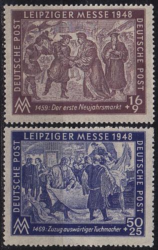 GERMANY Alliiert SBZ [Allgemein] MiNr 0198-99 ( **/mnh )