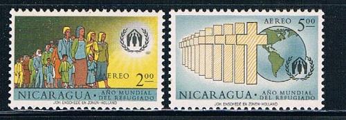 Nicaragua C452-53 Unused set Immigration CV 1.50 (N0308)+