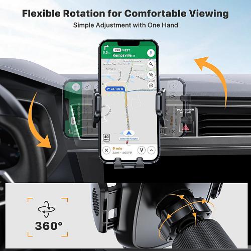 Miracase Phone Holders for Your Car with Metal Hook Clip Air Vent Cell Phone ...