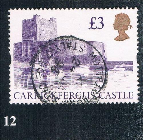 Great Britain 1447A Used Carrickfergus Castle CV 3.00 (BP0012)