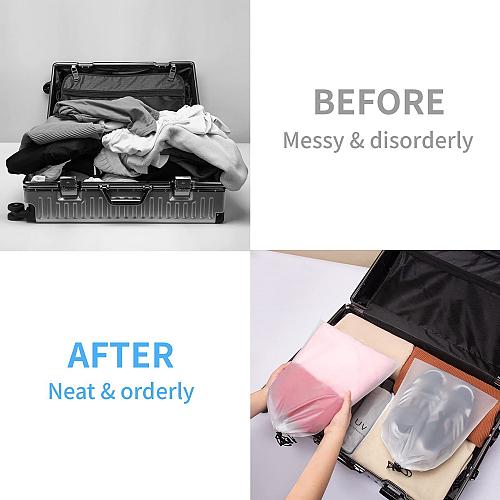 Vorspack Transparent Shoe Bags for Travel Large Clear Shoes Organizers Storag...