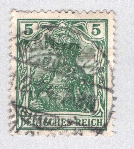 Germany 67 1902 Germania 5pf Used (BP88827)