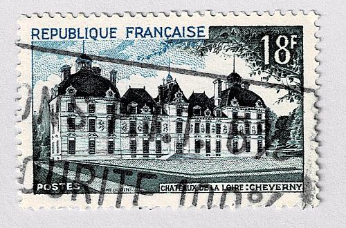 France 723 Cheverny Chateau 1954Used (BP90702)