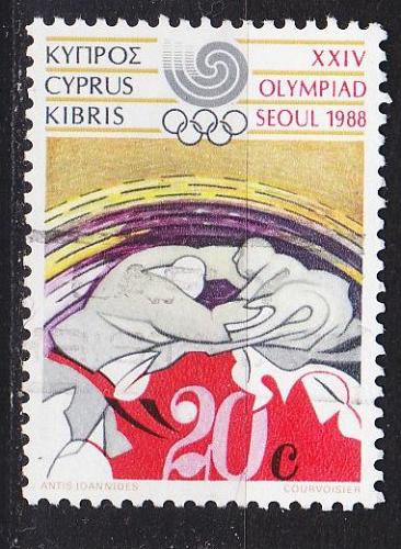ZYPERN CYPRUS [1988] MiNr 0702 ( O/used ) Olympiade