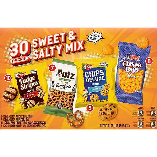 Keebler Cookies and Crackers Variety Pack 30 Ct. Pack of 1