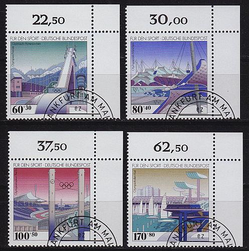 GERMANY BUND [1993] MiNr 1650-53 ( O/used ) [01] Olympiade Eckrand