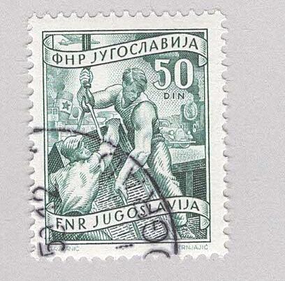 Yugoslavia 352 Loading Ship Used (BP95122)