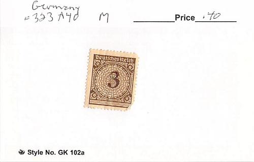 Germany 323 Unused (SC0_734)