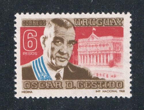 Uruguay 763 NH Oscar D Gestido (U0276)