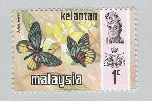 Malaysia Kelantan 98 Butterflies MNH 1 (BP97504)