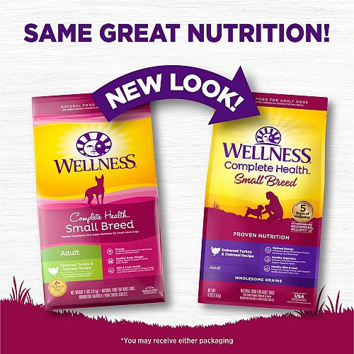 Wellness Complete Health Small Breed Dry Dog Food with Grains Natural Ingredi...