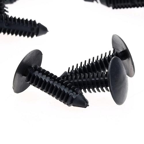 dophee 50Pcs Car Push Pin Retainer Clips Nylon Universal Auto Door Trim Panel...