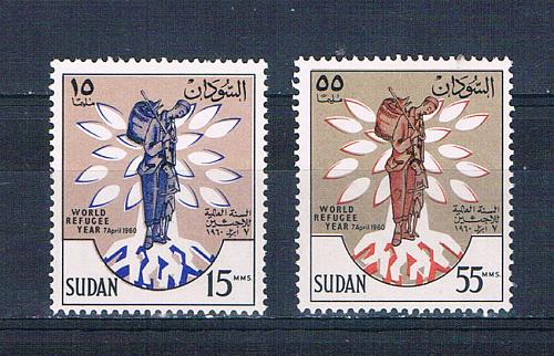 Sudan 128-29 Unused set Uprooted Oak Emblen 1960 CV 1.00 (S0830)+
